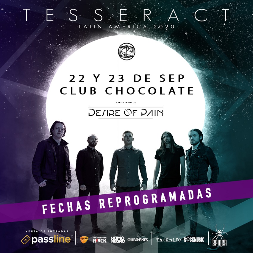 Alivio: El debut de TesseracT en Chile ya tiene nueva fecha